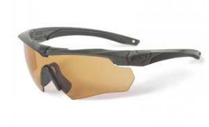 ESS ОКУЛЯРИ ЗАХИСНІ CROSSBOW HUNTING STEALTH OLIVE WITH HI-DEF BRONZE & GRAY LENSES EE9007-21 