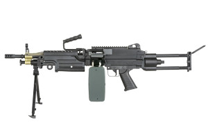 A&K ПУЛЕМЁТ FN M249 MK PARA BLACK HS1406