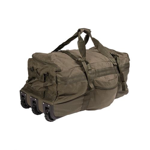 MIL-TEC ТРАНСПОРТНАЯ СУМКА COMBAT DUFFLE BAG WITH WHEEL OLIVE 13854001