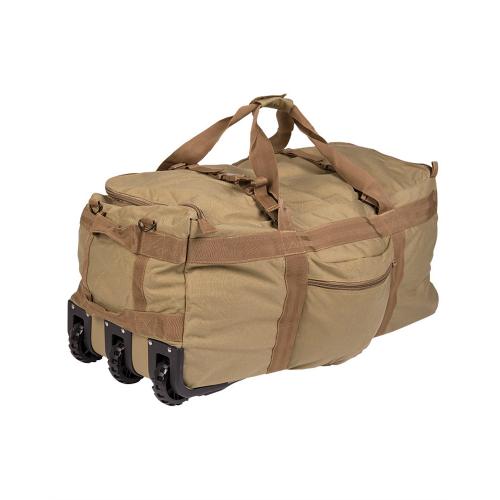 MIL-TEC ТРАНСПОРТНАЯ СУМКА COMBAT DUFFLE BAG WITH WHEEL COYOTE 13854005