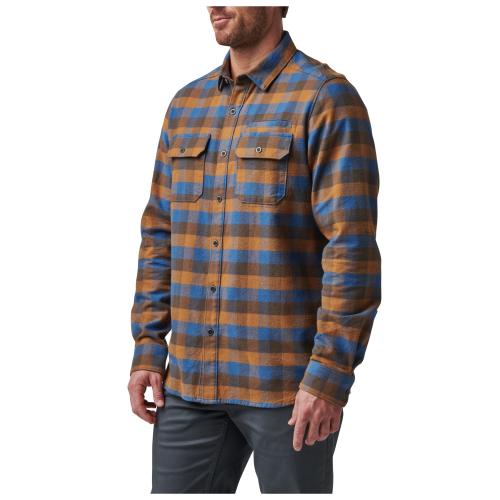 5.11 СОРОЧКА TACTICAL LESTER LONG SLEEVE SHIRT BLUE PLAID 72532-044