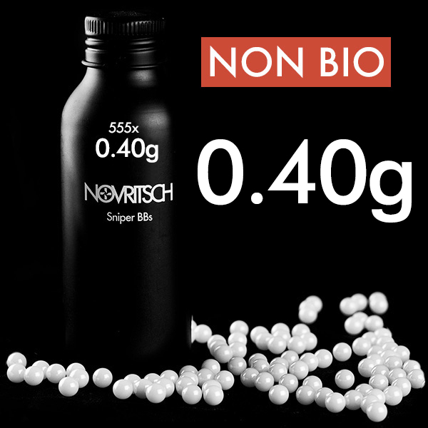 NOVRITSCH ШАРЫ 0.40G X 555PCS NONBIO SNIPER BBS 23166