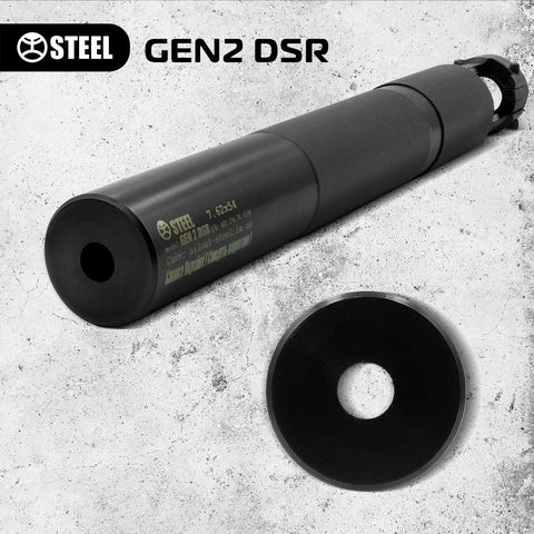 STEEL ГЛУШИТЕЛЬ GEN2 DSR 7.62х54 R 