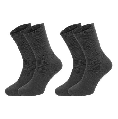 MIL-TEC НОСКИ ТРЕККИНГОВЫЕ STURM MERINO SOCKS 2 ПАРИ BLACK 13006302