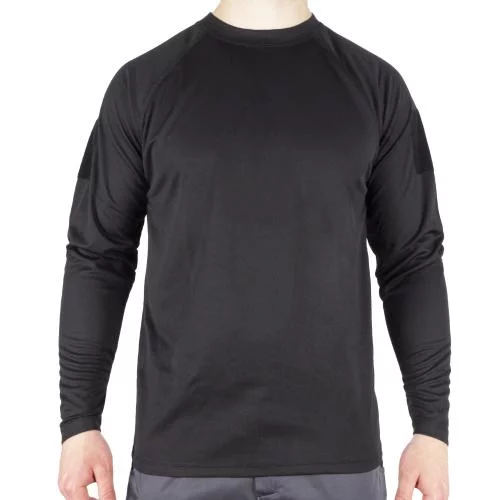 MIL-TEC ФУТБОЛКА TACTICAL LONG SLEEVE SHIRT QUICKDRY BLACK 11082002