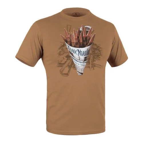 P1G-TAC ФУТБОЛКА З ПРИНТОМ SEMKI COYOTE BROWN UA281-29891-CB-SMK
