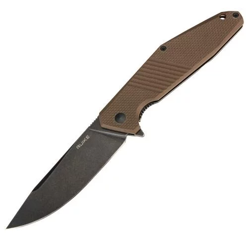RUIKE НОЖ СКЛАДНОЙ BROWN D191-W