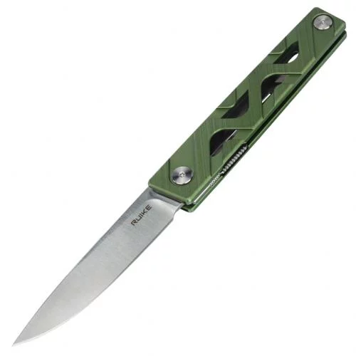 RUIKE НІЖ СКЛАДНИЙ GREEN P878-AG