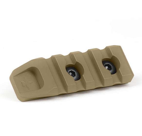 КРУК РЕЙКА ПІКАТІННІ НА 4 СЛОТИ ІЗ КРІПЛЕННЯМ СТАНДАРТУ M-LOK COYOTE TAN (9004)