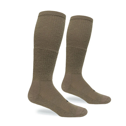 COVERT THREADS WOOL BEAST OTC SOCKS COYOTE BROWN