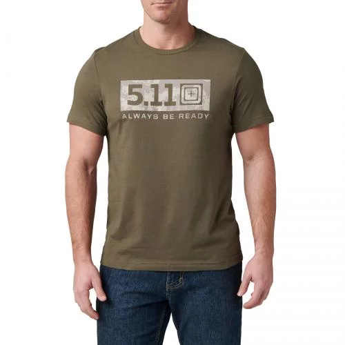 5.11 ФУТБОЛКА З ПРИНТОМ ATMOS LOGO RANGER GREEN 76298-186