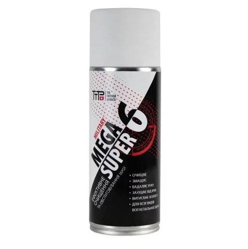 TTP МАСЛО УНИВЕРСАЛЬНОЕ MEGA SUPER 6 MILITARY 400 ML MULTI TTP-MS6-400