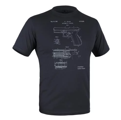 P1G-TAC ФУТБОЛКА GLOCK PISTOL LEGEND GRAPHITE UA281-29891-GT-GK