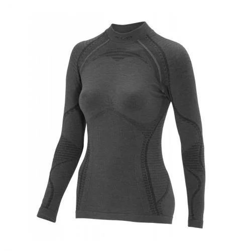 ACCAPI ТЕРМОРУБАШКА ERGOWOOL WOMEN'S LONG SLEEVE SHIRT IRON BLACK ACCWA711.6799
