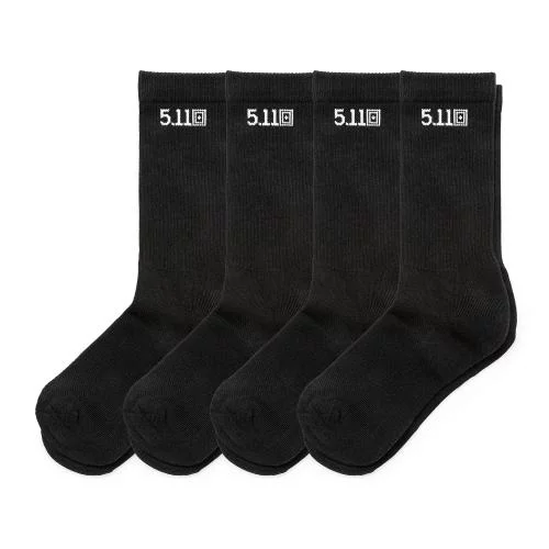 5.11 ШКАРПЕТКИ DUTY READY BASIC CREW 4 ПАРЫ BLACK 10051-019