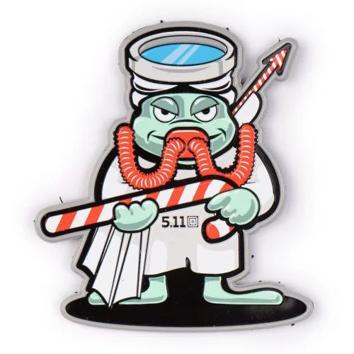 5.11 НАШИВКА XMAS SCUBA DIVER PATCH MULTI 511-XMAS-05
