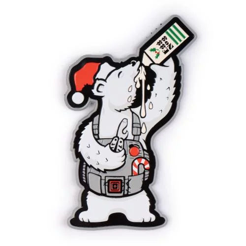 5.11 НАШИВКА XMAS POLAR BEAR PATCH MULTI 511-XMAS-03