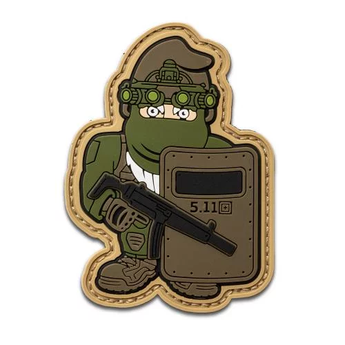 5.11 НАШИВКА BREACHER GNOME PATCH GREEN 92391-194