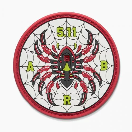 5.11 НАШИВКА BLADED SPIDER PATCH CRIMSON 92662AFU-556