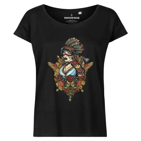 VOYOVNIK ФУТБОЛКА ЖІНОЧА STEAMPUNK CHERO BLACK 29312