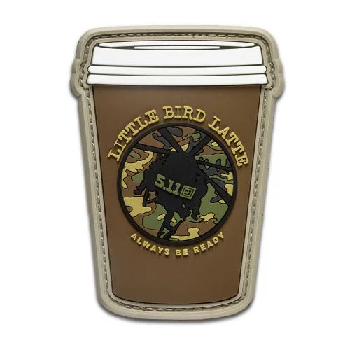 5.11 НАШИВКА LITTLE BIRD LATTE PATCH MILITARY BROWN 92436-110