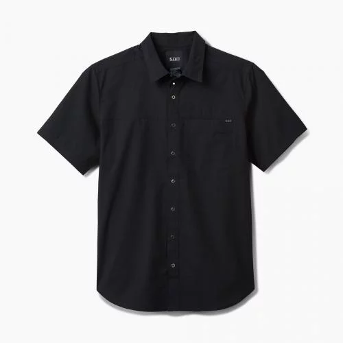 5.11 РУБАШКА ТАКТИЧЕСКАЯ WYATT SHORT SLEEVE SHIRT BLACK 71203-019