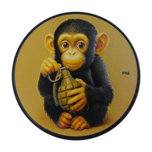 P1G-TAC НАШИВКА MONKEY PVC MULTI UA281-29859-PVC-MNK