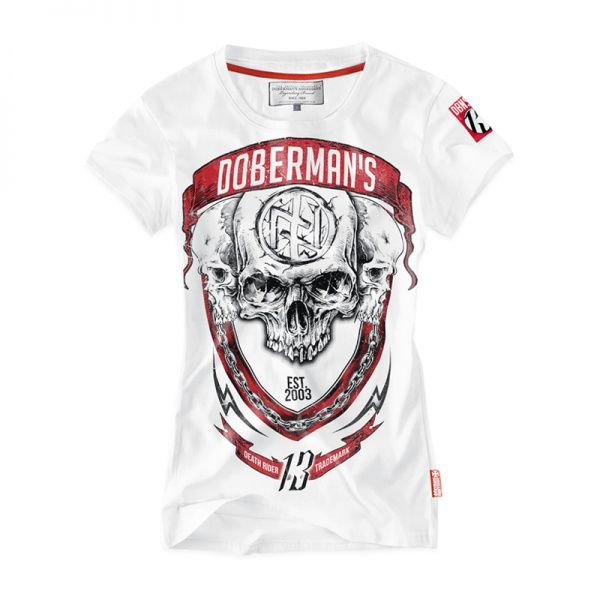 DOBERMANS AGGRESSIVE ФУТБОЛКА ЖЕНСКАЯ WHITE TSD167WT