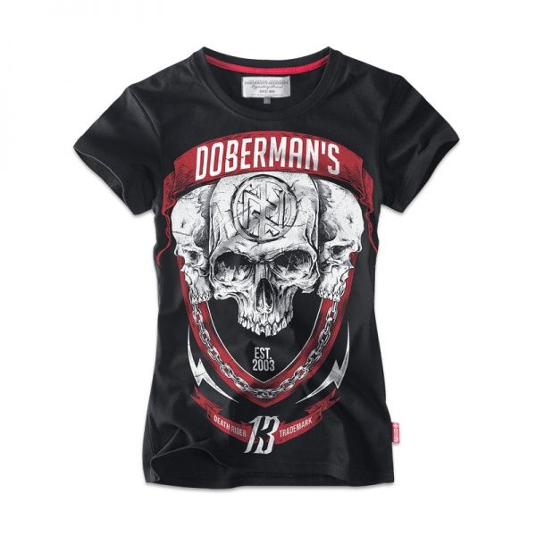 DOBERMANS AGGRESSIVE ФУТБОЛКА ЖЕНСКАЯ BLACK TSD167BK