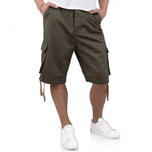 SURPLUS ШОРТИ VINTAGE SHORTS WASHED OLIVE 07-5596-01