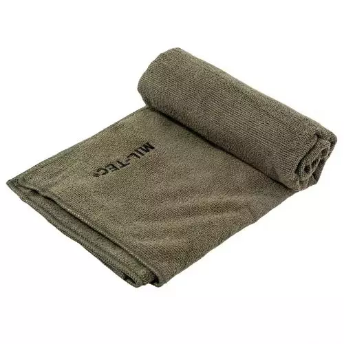 MIL-TEC ПОЛОТЕНЦЕ ВОЕННОЕ STURM MICROFIBRE TOWEL 120X60 CM OLIVE 16011111