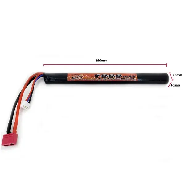 VBPOWER АККУМУЛЯТОР LIPO 7.4V 1000MAH 20-40C 32573