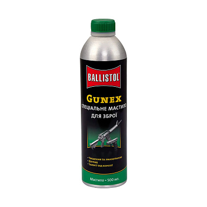 KLEVER BALLISTOL МАСЛО ОРУЖЕЙНОЕ GUNEX 500МЛ