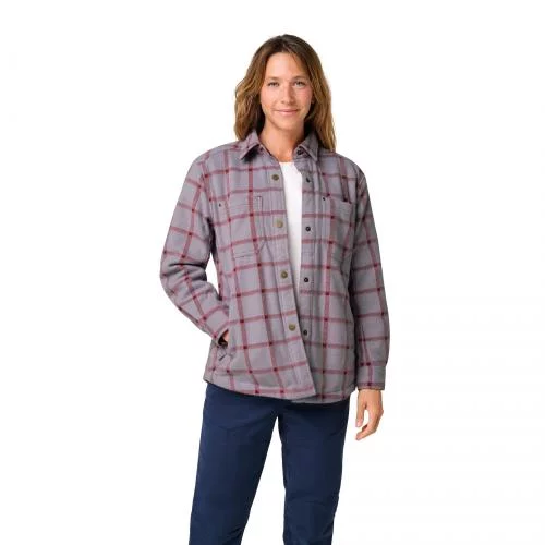 5.11 КУРТКА ЖЕНСКАЯ WOMEN'S CARMEN SHIRT JACKET LILAC GREY PLAID 7680012-1311