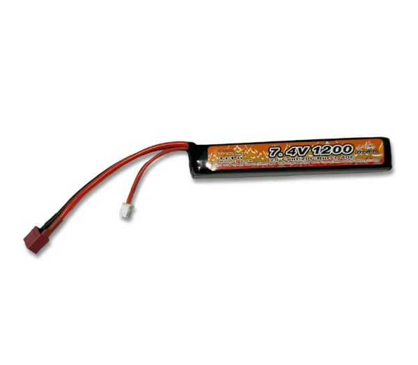 VBPOWER АКУМУЛЯТОР LIPO 7.4V 1200MAH 25/40C T-CONECTOR 29545