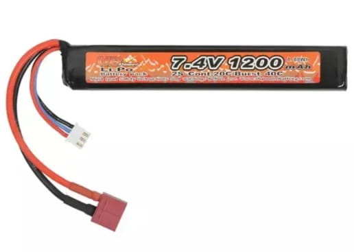 VBPOWER АКУМУЛЯТОР LIPO 7.4V 1200MAH 20/40C T-CONNECTOR 27702