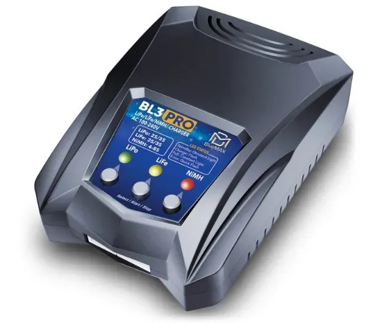 BLUEMAX ЗАРЯДНИЙ ПРИСТРІЙ BL3-PRO COMPACT SMART CHARGER FOR NIMH/LIPO/LIFE 34339