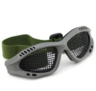WOSPORT ОЧКИ-СЕТКА ЗАЩИТНЫЕ V2 OLIVE 20374