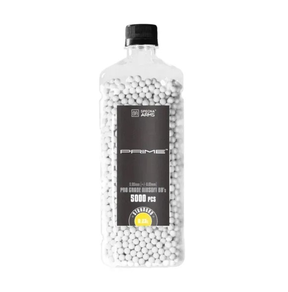 SPECNA ARMS СТРАЙКБОЛЬНІ КУЛІ PRIME 0.23G 5000 PCS BBS 32330