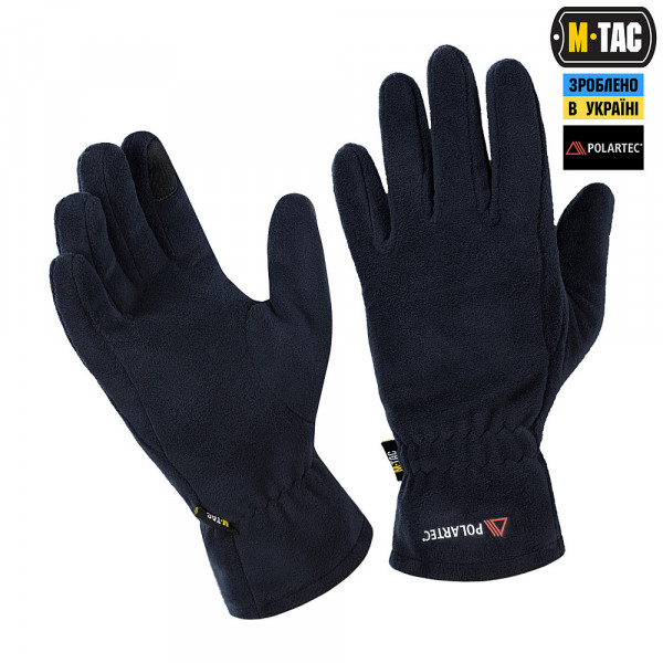 M-TAC ПЕРЧАТКИ WINTER POLARTEC DARK NAVY BLUE