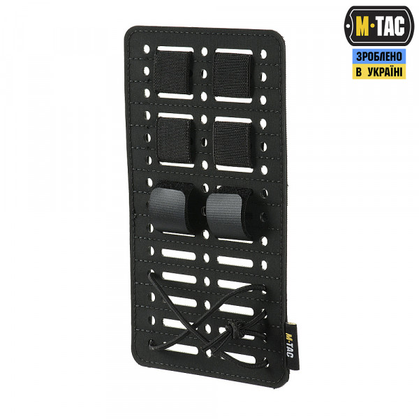M-TAC ВСТАВКА МОДУЛЬНАЯ MOLLE 11X19.5 LASER CUT BLACK