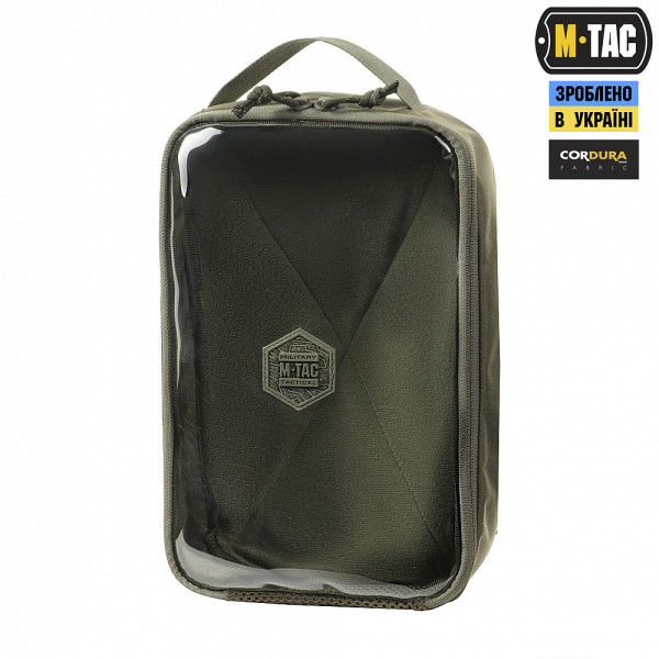 M-TAC ОРГАНАЙЗЕР УТИЛІТАРНИЙ ПРОЗОРИЙ ELITE LARGE GEN.II RANGER GREEN