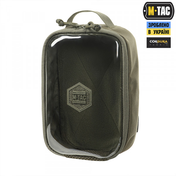 M-TAC ОРГАНАЙЗЕР УТИЛІТАРНИЙ ПРОЗОРИЙ ELITE SMALL GEN.II RANGER GREEN