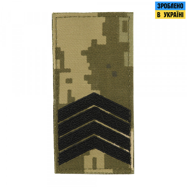 M-TAC ПОГОН МО СТАРШИЙ СЕРЖАНТ (4 ЛИЧКИ) НА ЛИПУЧЦІ MM14