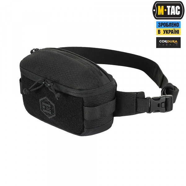 M-TAC СУМКА TACTICAL WAIST BAG GEN.II ELITE HEX (С ЛИПУЧКОЙ) BLACK