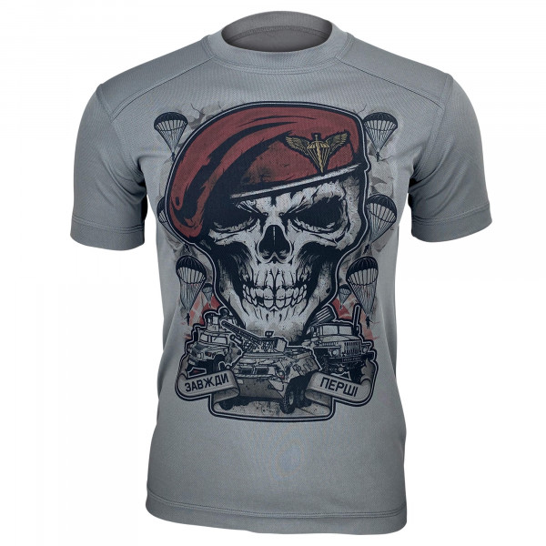 KRAMATAN TACTICAL DESIGN ФУТБОЛКА ДШВ МАРУН GREY