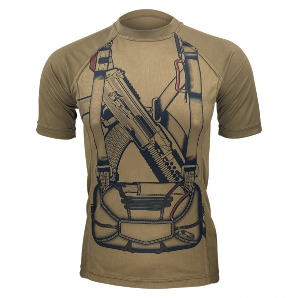 KRAMATAN TACTICAL DESIGN ФУТБОЛКА ПОДВЕСНАЯ Д-6 COYOTE