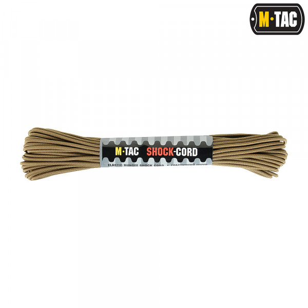 M-TAC ПАРАКОРД SHOCK-CORD 3MM COYOTE 15М