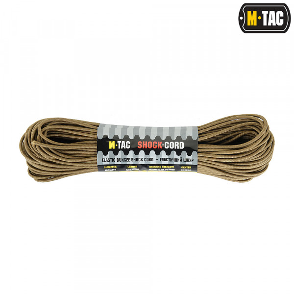 M-TAC ПАРАКОРД SHOCK-CORD 3MM COYOTE 30М
