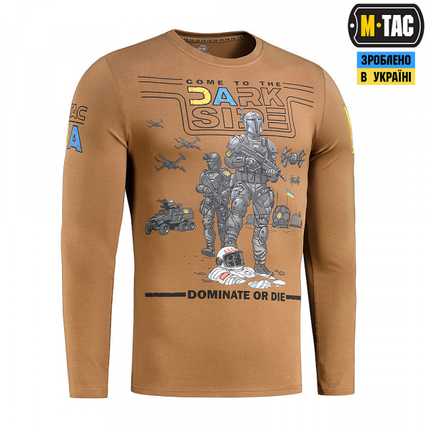 M-TAC ФУТБОЛКА UA SIDE ДОВГИЙ РУКАВ COYOTE BROWN
